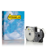 Casio XR-9HSWE | svart text - vit märkband | 9mm (varumärket 123ink) 056433