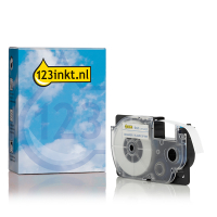 Casio XR-9WEB | blå text - vit märkband | 9mm (varumärket 123ink) 056335