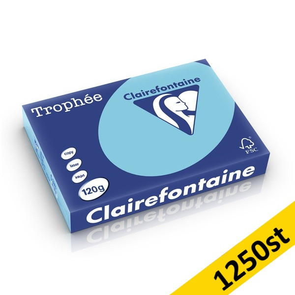 ​​​​​​​​​​​​​​​​​​​​​​​​​​​​​​​​​​​​​​​​​​​​​​​​​​​​​​​​120g A4 papper | klarblå | Clairefontaine 1282PC | 1,250 ark [10kg] 250481 - 1