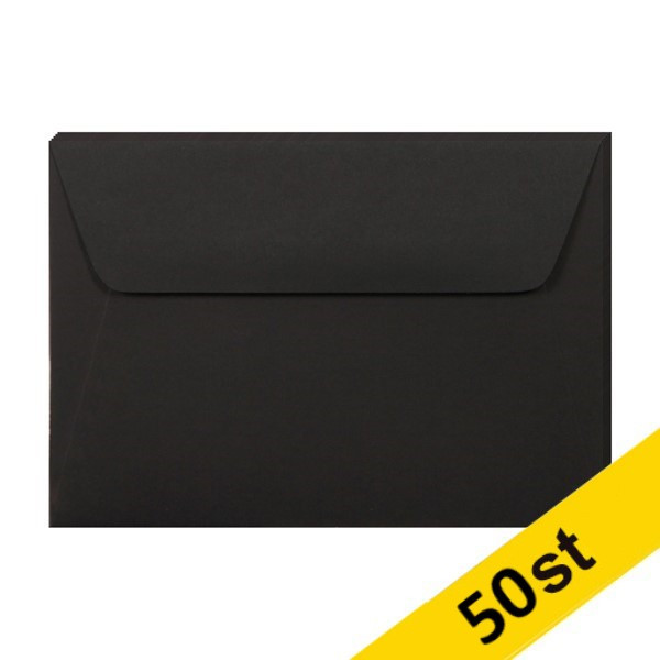 Clairefontaine ​​​​​​​​​​​​​​​​​​​​​Kuvert 120g C6 | svart | Clairefontaine 26836C | 50st  424781 - 1