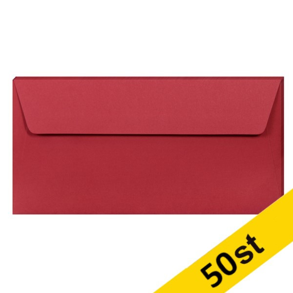 Clairefontaine ​​​​​​​​​​​​​​​​​​​​​Kuvert 120g EA5/6 | intensiv röd | Clairefontaine 26585C | 50st 26585C 424792 - 1