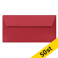 Clairefontaine ​​​​​​​​​​​​​​​​​​​​​Kuvert 120g EA5/6 | intensiv röd | Clairefontaine 26585C | 50st 26585C 424792