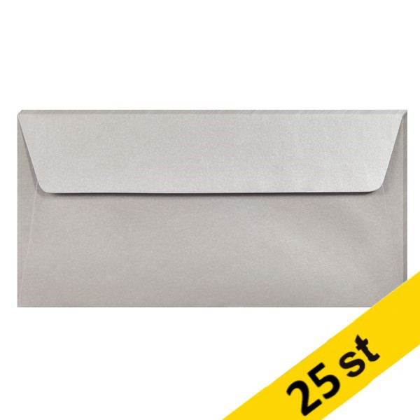 Clairefontaine ​​​​​​​​​​​​​​​​​​​​​Kuvert 120g EA5/6 | silver | Clairefontaine 26075C | 25st  424794 - 1