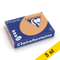 Clairefontaine ​​​​​​​​​​​​​​80g A4 papper | karamell | Clairefontaine 1879PC | 2500 ark [13kg]  250473