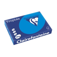 Clairefontaine ​​​​​​​120g A4 papper | karibisk blå | 250 ark | Clairefontaine 1291C 250083