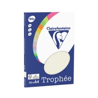 Clairefontaine ​​​​​​​160g A4 papper | pärlgrå | Clairefontaine 4168C | 50 ark 4168C 250063