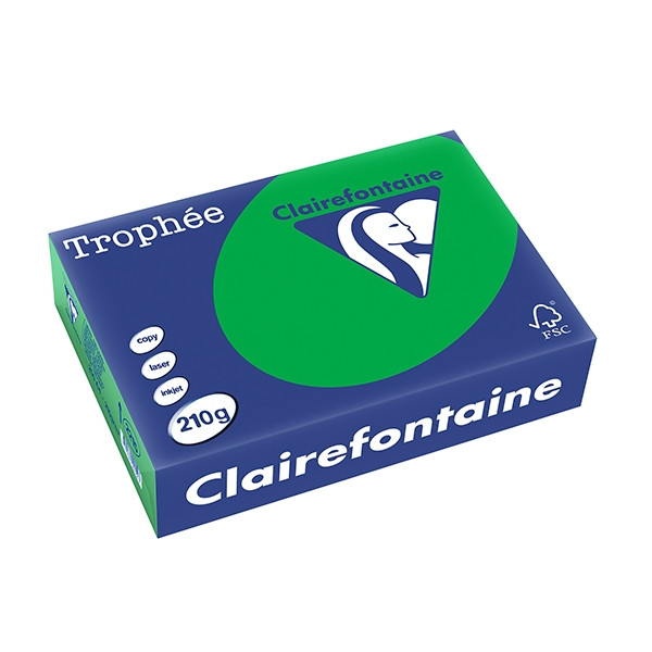 Clairefontaine ​​​​​​​210g A4 papper | biljardgrön | 250 ark | Clairefontaine 2215C 250104 - 1