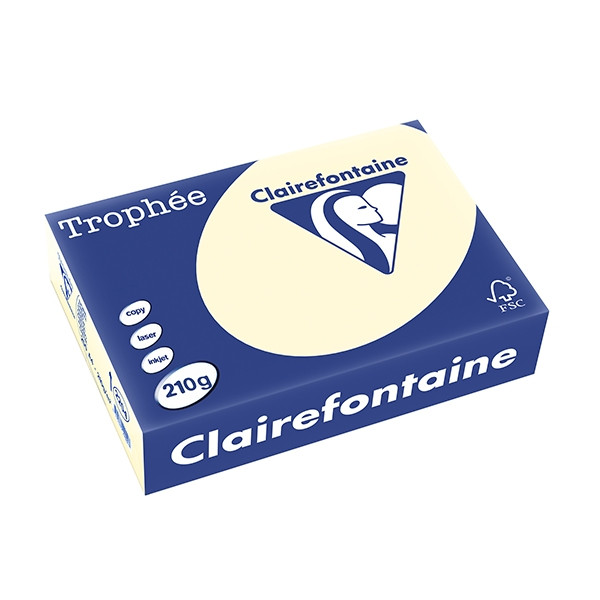 Clairefontaine ​​​​​​​210g A4 papper | elfenben | Clairefontaine | 250 ark 2204C 250089 - 1