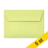 Clairefontaine ​​​​​​​Kuvert 120g C6 | bladgrön | Clairefontaine 26476C | 5st 26476C 250329