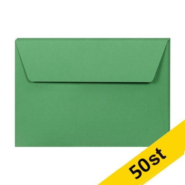 Clairefontaine ​​​​​​​Kuvert 120g C6 | skogsgrön | Clairefontaine 26596C | 50st  424775 - 1
