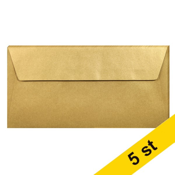 Clairefontaine ​​​​​​​Kuvert 120g EA5/6 | guld | Clairefontaine | 5st 26085C 250326 - 1