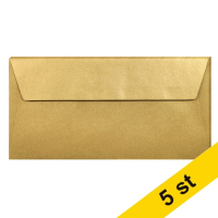 Clairefontaine ​​​​​​​Kuvert 120g EA5/6 | guld | Clairefontaine | 5st 26085C 250326