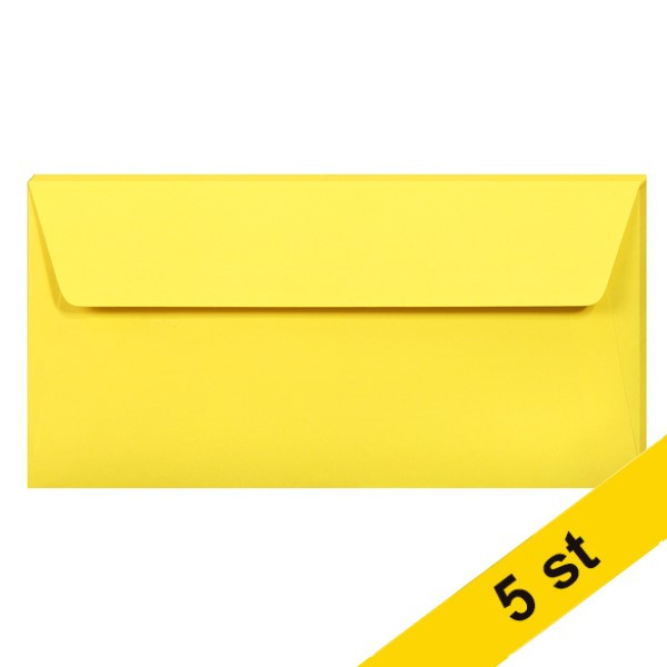 Clairefontaine ​​​​​​​Kuvert 120g EA5/6 | intensiv gul | Clairefontaine 26565C | 5st 26565C 250319 - 1