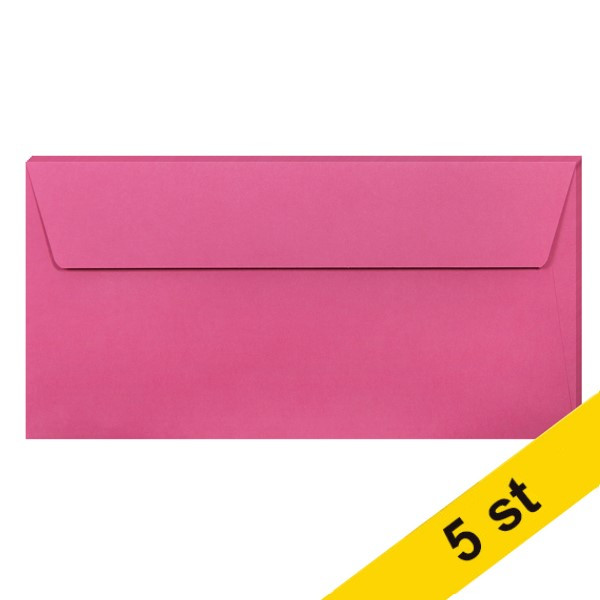 Clairefontaine ​​​​​​​Kuvert 120g EA5/6 | intensiv rosa | Clairefontaine | 5st 26575C 250321 - 1