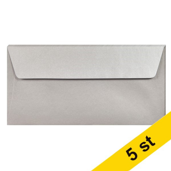 Clairefontaine ​​​​​​​Kuvert 120g EA5/6 | silver | Clairefontaine | 5st 26075C 250325 - 1