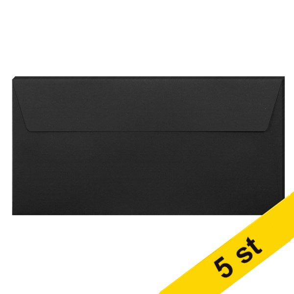 Clairefontaine ​​​​​​​Kuvert 120g EA5/6 | svart | Clairefontaine 26835C | 5st 26835C 250324 - 1