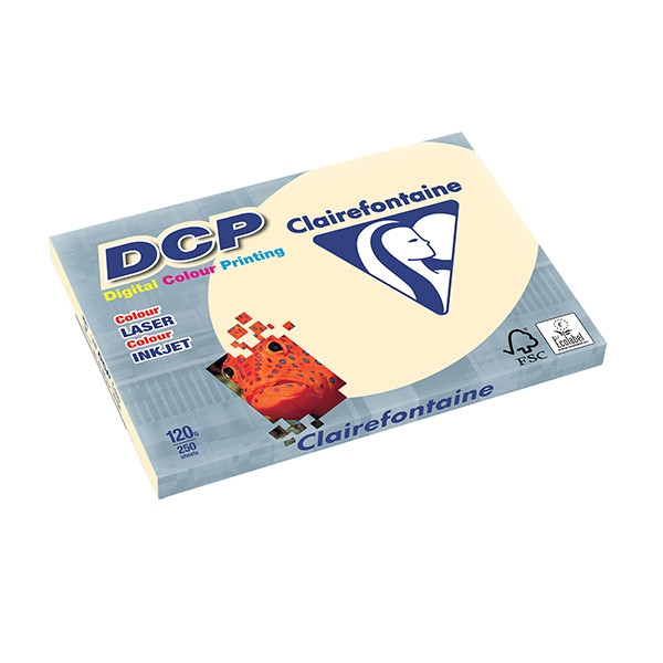 Clairefontaine 120g A3 DCP papper | elfenben | Clairefontaine | 250 ark 6825C 250303 - 1