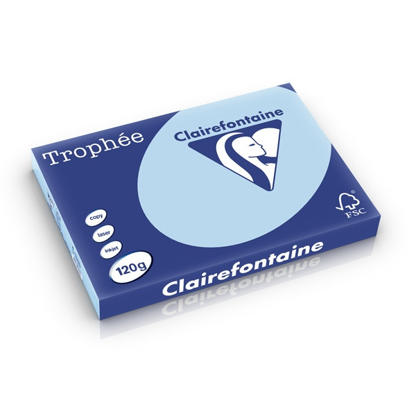 Clairefontaine 120g A3 papper | blå | Clairefontaine | 250 ark 1348C 250223 - 1