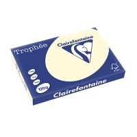 Clairefontaine 120g A3 papper | gräddvit | Clairefontaine 1302PC | 250 ark 1302C 250126
