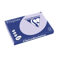 Clairefontaine 120g A3 papper | lila | 250 ark | Clairefontaine 1346C 250131