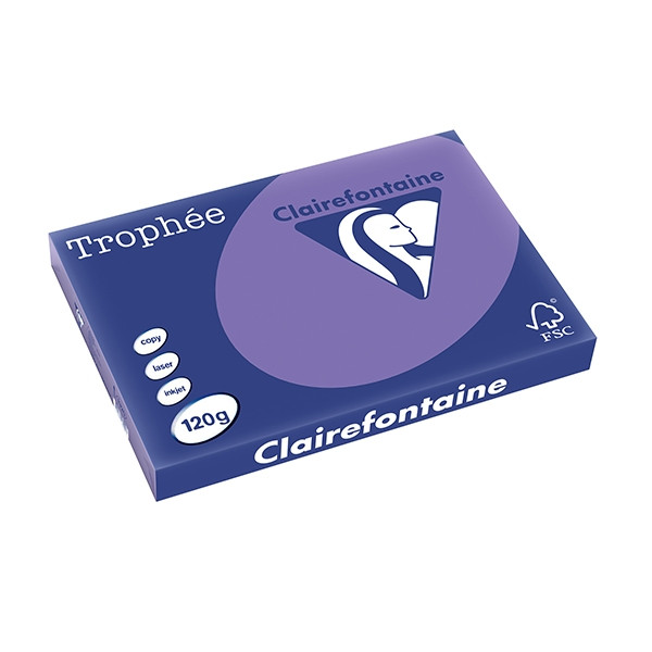 Clairefontaine 120g A3 papper | violett | Clairefontaine 1320PC | 250 ark 1320C 250138 - 1