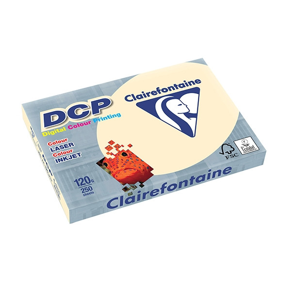Clairefontaine 120g A4 DCP-papper | elfenben | Clairefontaine | 250 ark $$ 6824C 250300 - 1