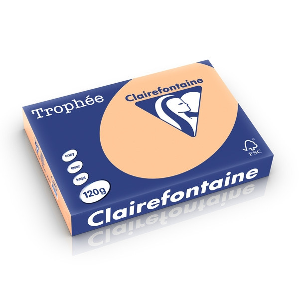 Clairefontaine 120g A4 papper | aprikos | 250 ark | Clairefontaine $$ 1275C 250197 - 1