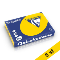Clairefontaine 120g A4 papper | gyllengul | Clairefontaine 1206PC | 1250 ark [10kg]  250419