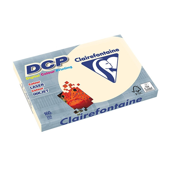 Clairefontaine 160g A3 DCP papper | elfenben | Clairefontaine | 250 ark 6827C 250304 - 1