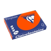 Clairefontaine 160g A3 papper | kardinalröd | 250 ark | Clairefontaine 1031C 250153