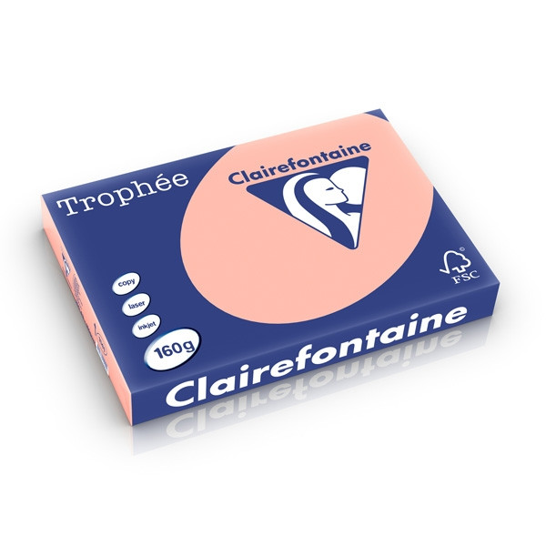 Clairefontaine 160g A3 papper | persika | 250 ark | Clairefontaine 1141C 250271 - 1
