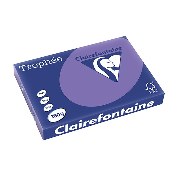 Clairefontaine 160g A3 papper | violett | Clairefontaine | 250 ark 1047C 250156 - 1