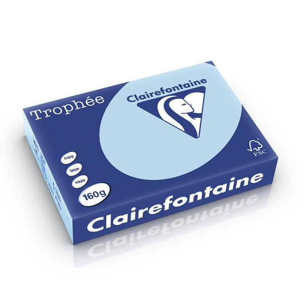 Clairefontaine 160g A4 papper | blå | Clairefontaine | 250 ark 1106C 250248 - 1