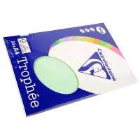 Clairefontaine 160g A4 papper | grön | 50 ark | Clairefontaine 4155C 250020