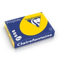 Clairefontaine 160g A4 papper | gyllengul | 250 ark | Clairefontaine 1103C 250239