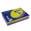 160g A4 papper | intensiv gul/grön/orange/blå/rosa | Clairefontaine 1713C | 50 ark x5⭐