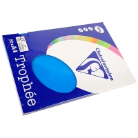 Clairefontaine 160g A4 papper | karibisk blå | 50 ark | Clairefontaine 4161C 250027