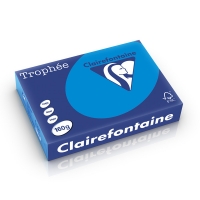 Clairefontaine 160g A4 papper | karibisk blå | Clairefontaine 1022PC | 250 ark 1022C 250261