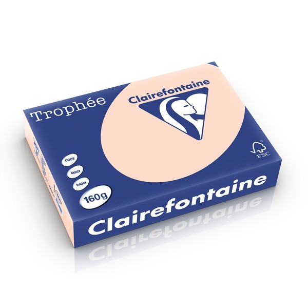 Clairefontaine 160g A4 papper | laxrosa | 250 ark | Clairefontaine 1104C 250242 - 1