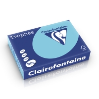 Clairefontaine 160g A4 papper | ljusblå | 250 ark | Clairefontaine 1105C 250247