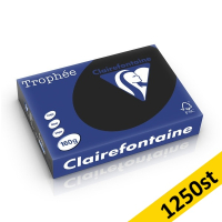 160g A4 papper | svart | Clairefontaine 1001PC | 1,250 ark [13kg] 250412