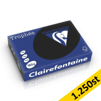 160g A4 papper | svart | Clairefontaine 1001PC | 1,250 ark [13kg] 250412