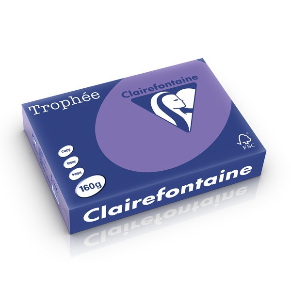 Clairefontaine 160g A4 papper | violett | Clairefontaine | 250 ark 1018C 250259 - 1
