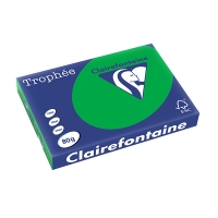 Clairefontaine 80g A3 papper | biljardgrön | Clairefontaine 1992PC | 500 ark 1992C 250123