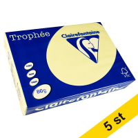 Clairefontaine 80g A4 papper | gul | Clairefontaine 1977PC | 2500 ark [13kg]  250399