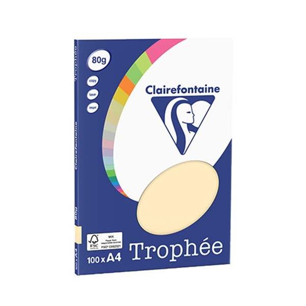 Clairefontaine 80g A4 papper | ädelsten | 100 ark | Clairefontaine 4106C 250040 - 1