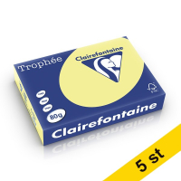 Clairefontaine 80g A4 papper | citrongul | Clairefontaine 1778PC | 2500 ark [13kg]  250413