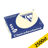 80g A4 papper | elfenben | Clairefontaine 1871PC | 2,500 ark [13kg] 250407