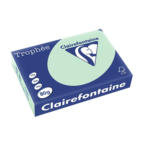Clairefontaine 80g A4 papper | grön | Clairefontaine | 500 ark 1975C 250053 - 1