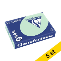 Clairefontaine 80g A4 papper | grön | Clairefontaine 1975PC | 2500 ark [13kg]  250409